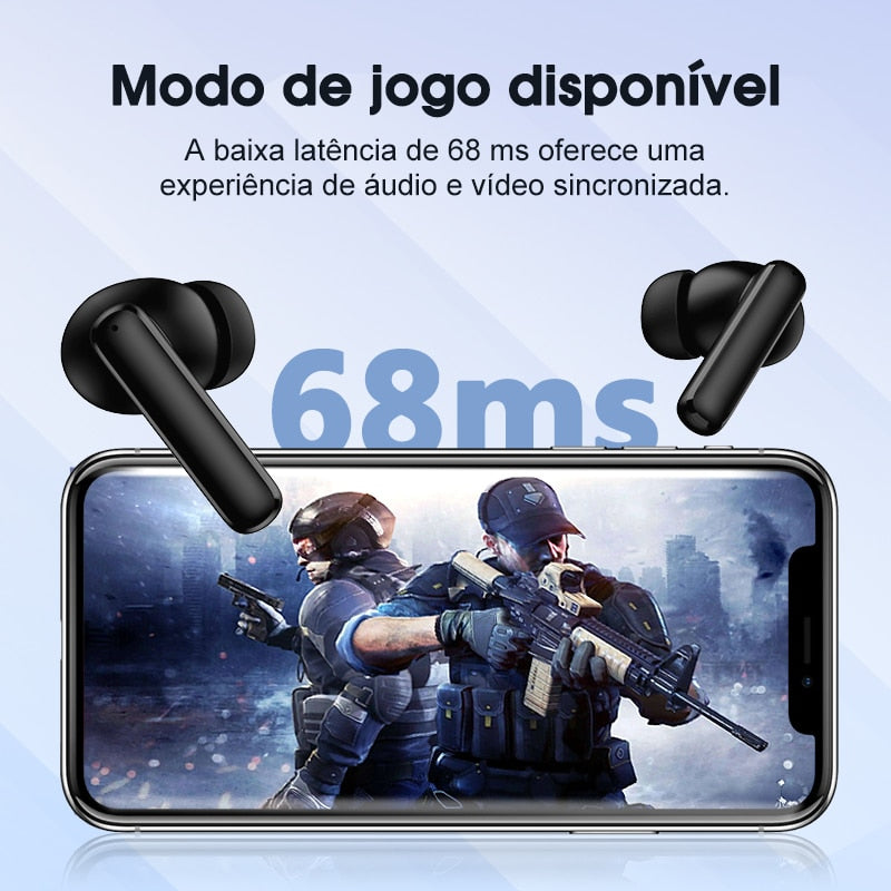 Fone De Ouvido QCY T13 ANC 4- MUNDO VIRTUAL